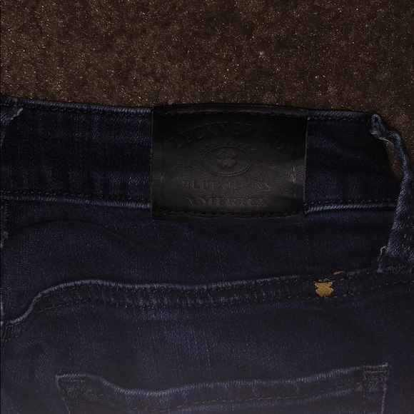 Dark wash lucky brand skinny jeans - Picture 5 of 5